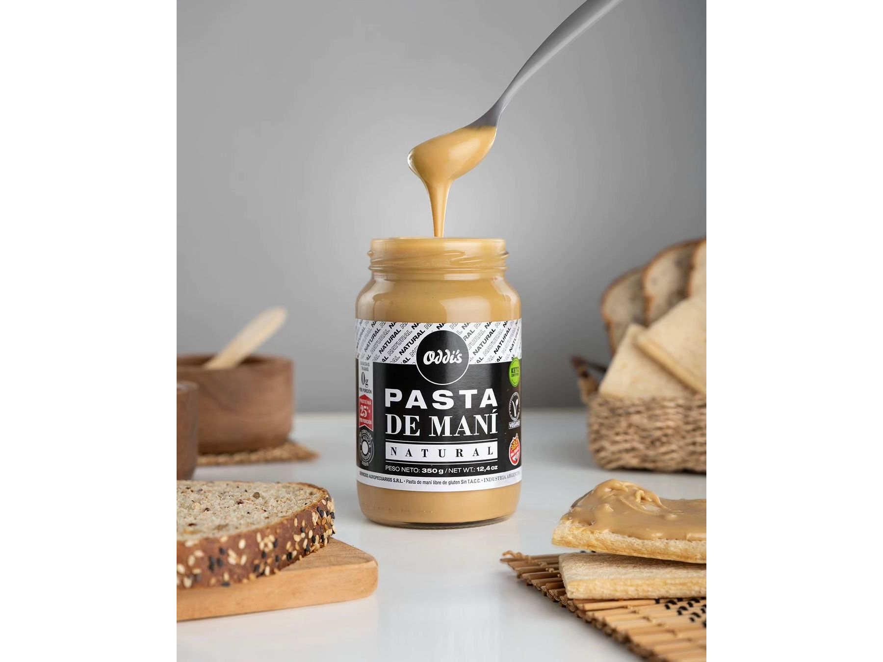 Pasta de Maní Natural Entrenuts