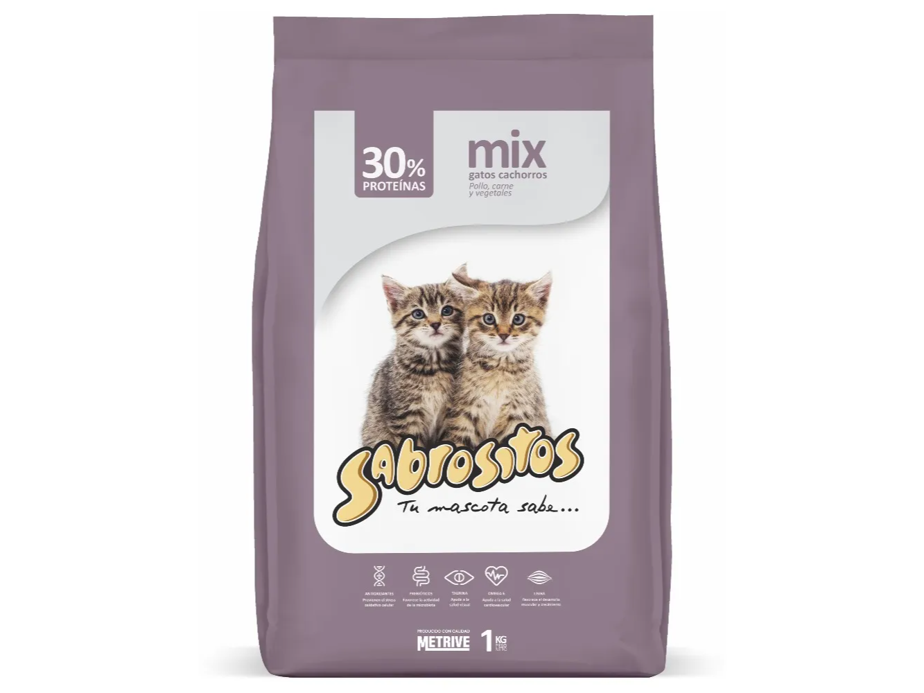 gato cachorro Sabrositos 1kg