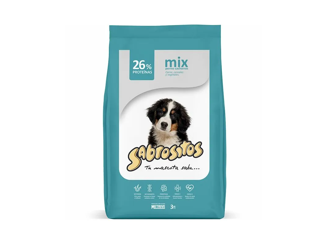 Sabrositos Cachorros Mix de 3 kg