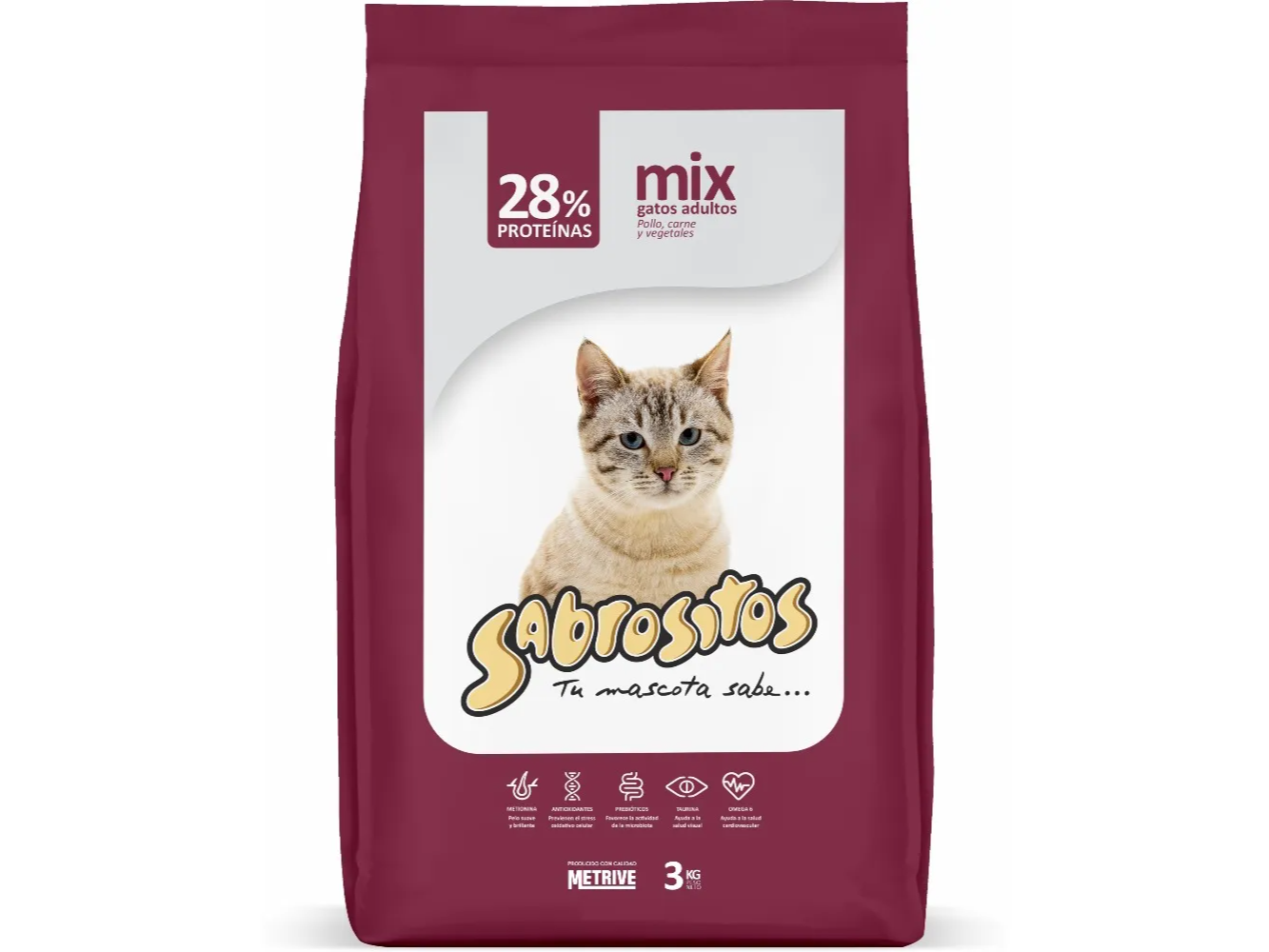 Sabrositos Gatos Adultos Mix 3kg