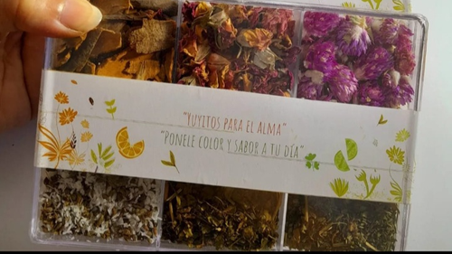 Cajitas yuyeras de acrílico y madera