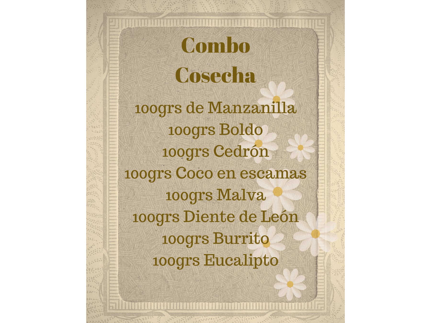 Combo Cosecha