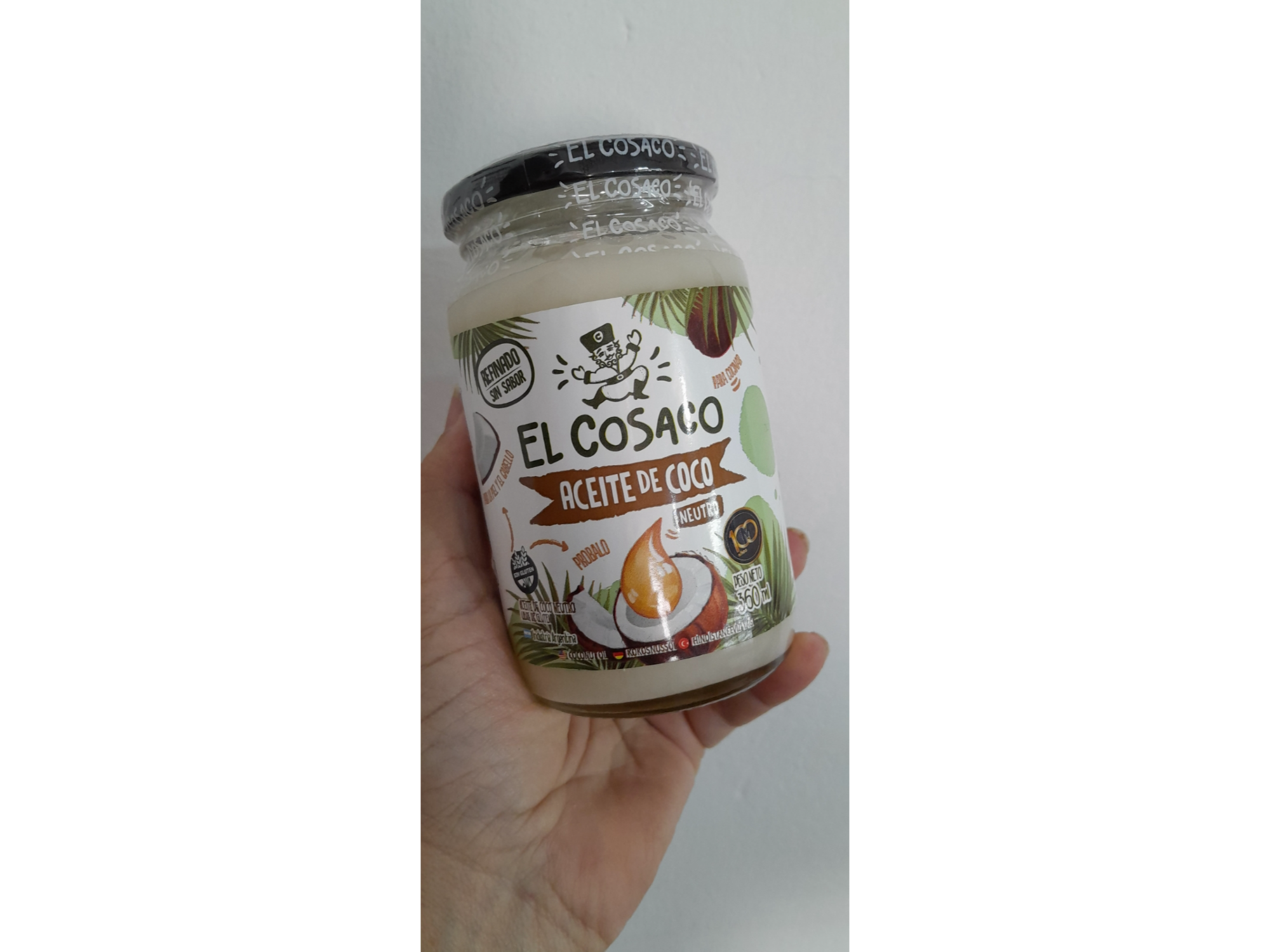 Aceite de coco neutro