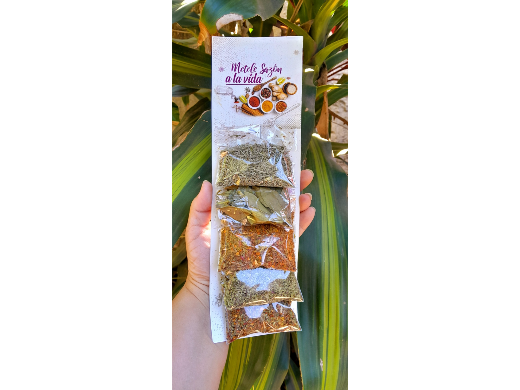 Tiras de condimentos