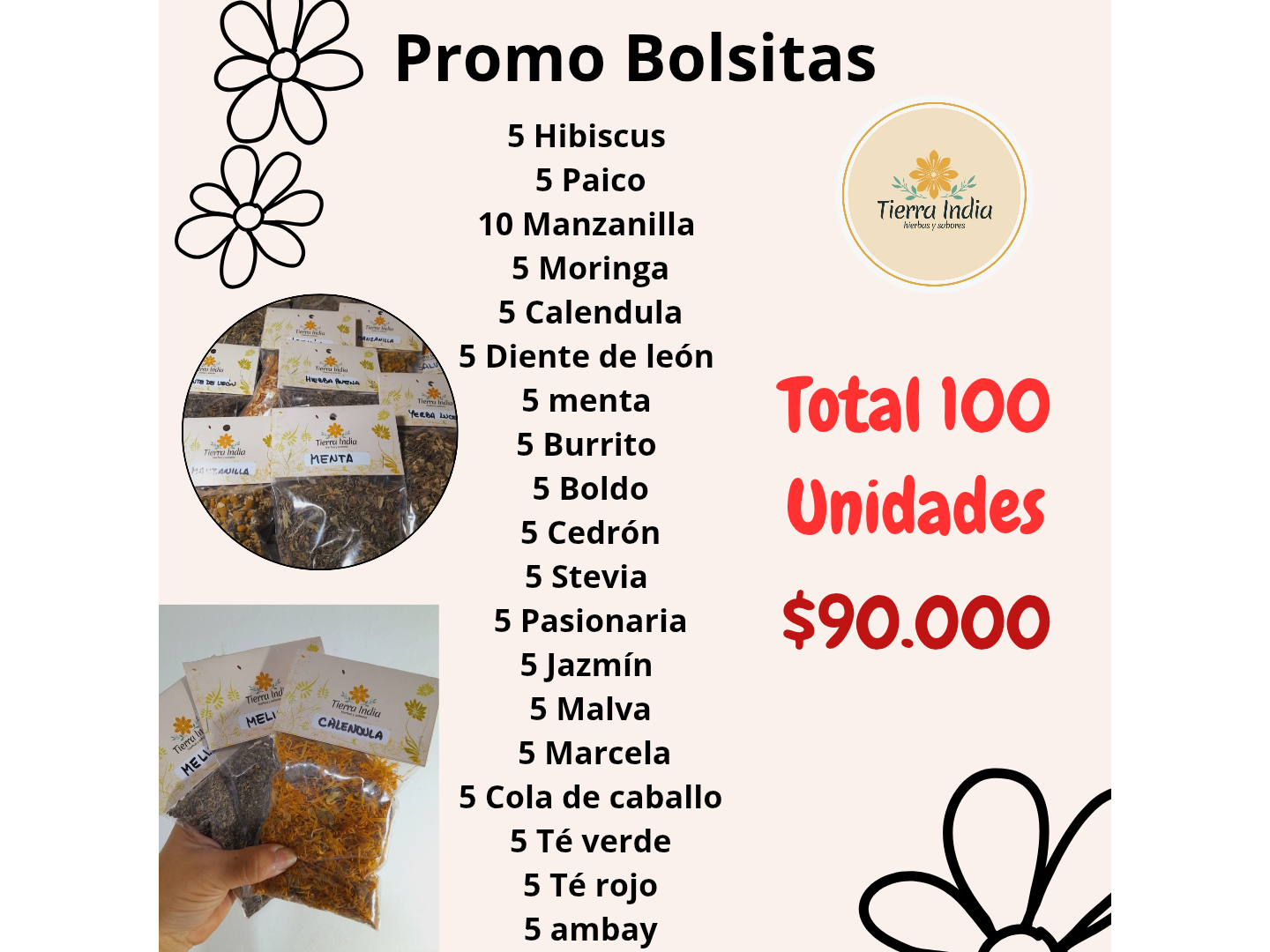 Combo 100 Bolsitas