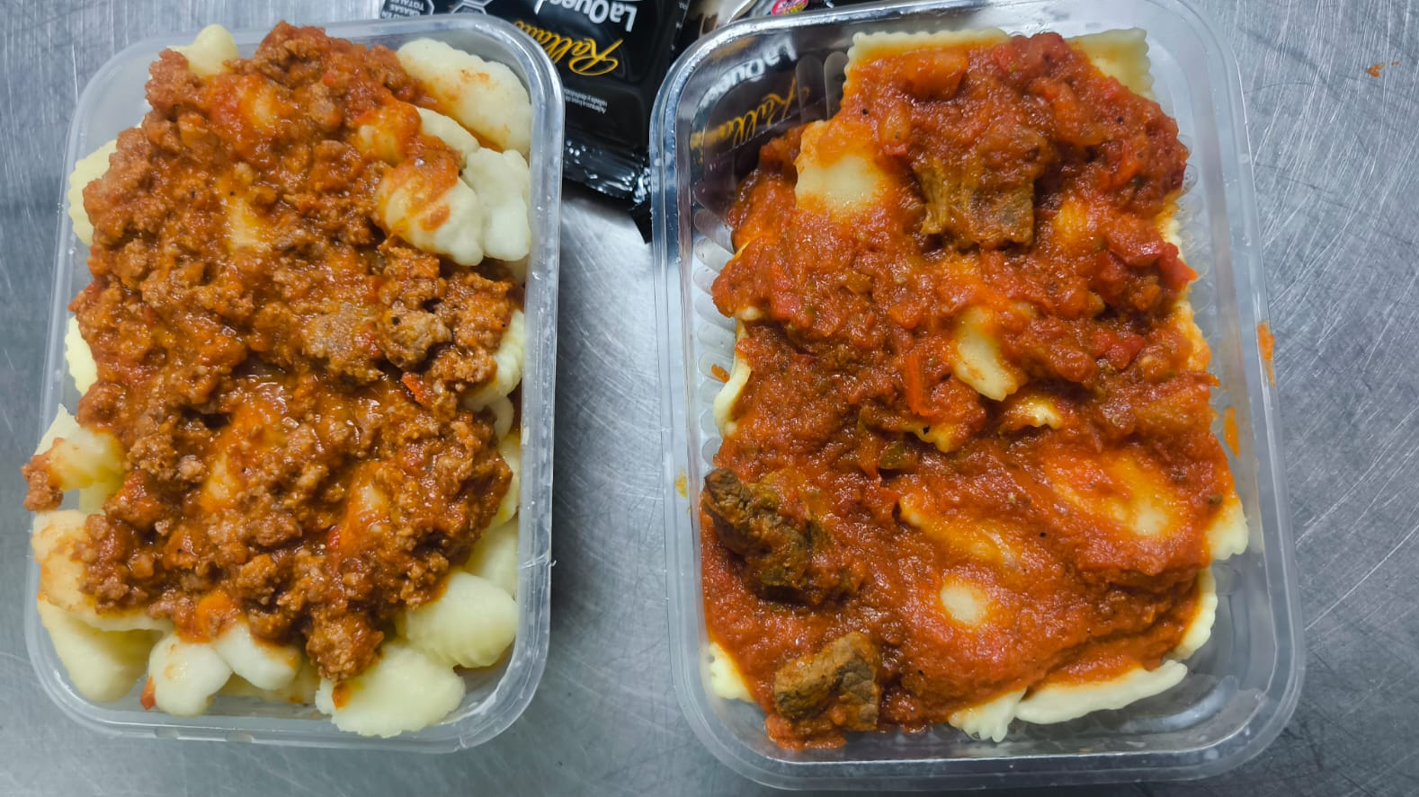 Pastas y platos con salsas