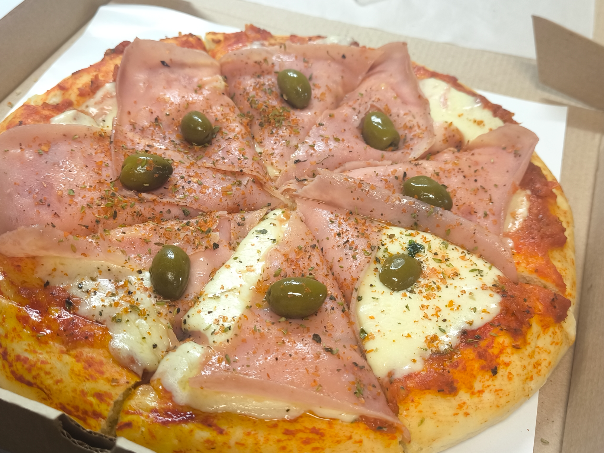 Pizza jamón