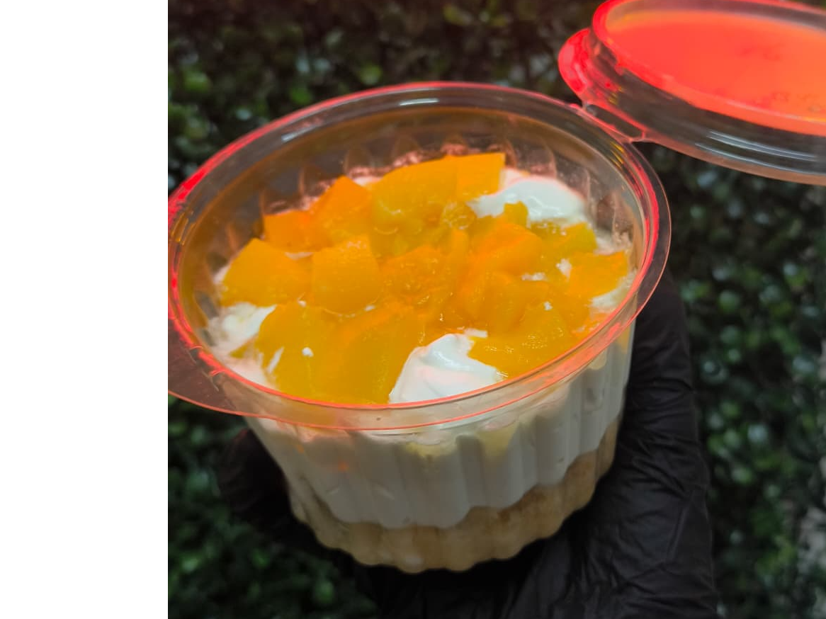 Durazno con crema + base de vainilla