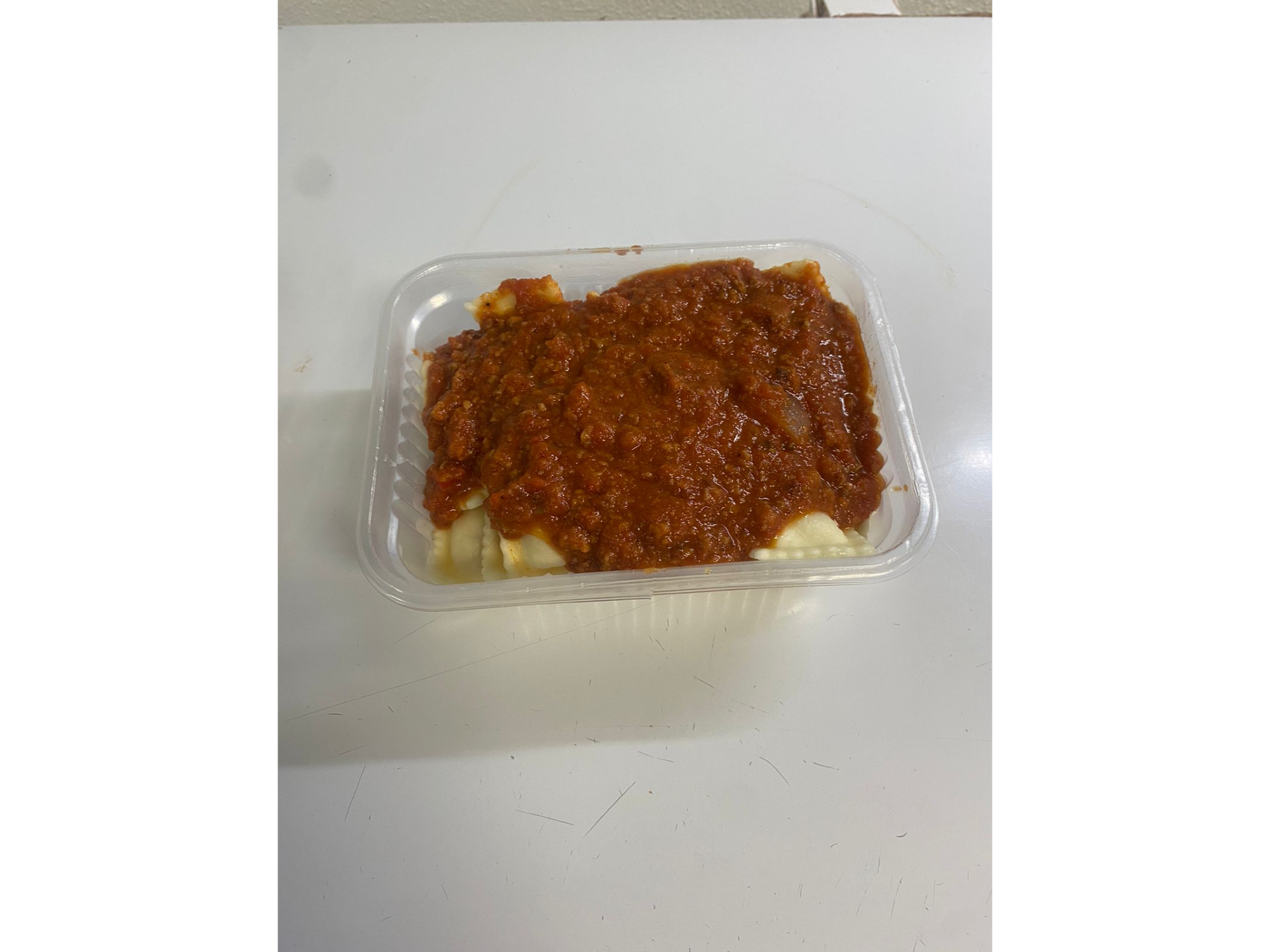 Sorrentinos con salsa bologñesa