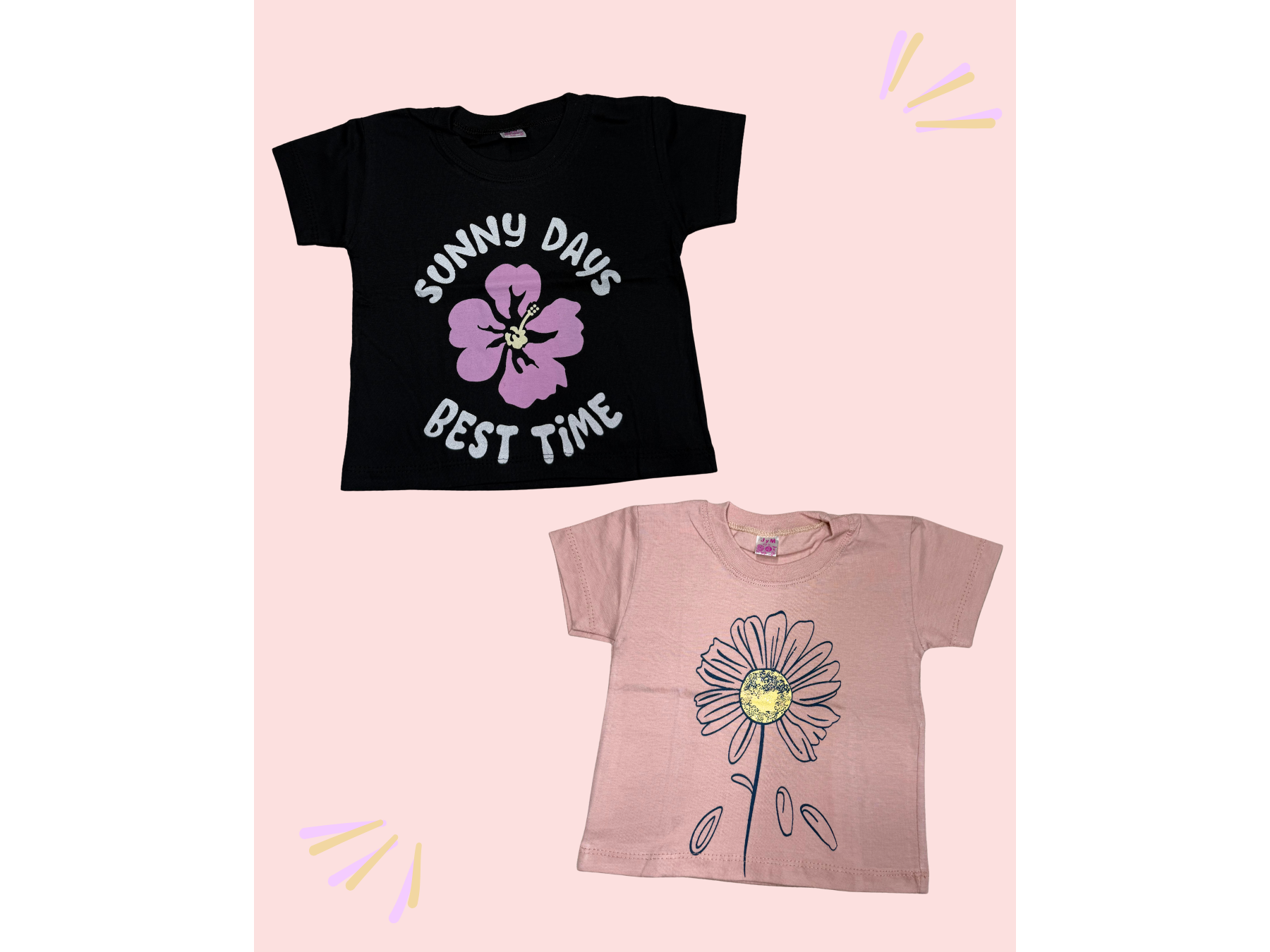 Algodón peinado con estampa (PACK x6)