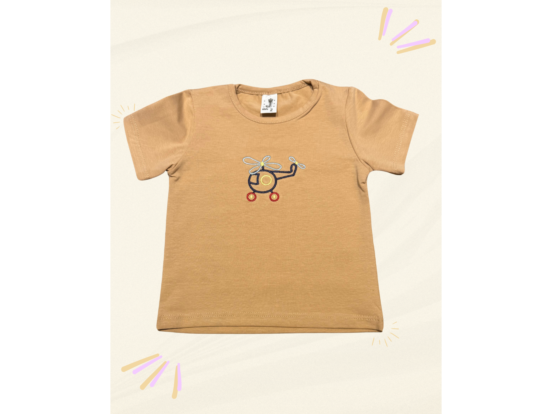 Algodón con Lycra estamp. Bordada (PACK x5)