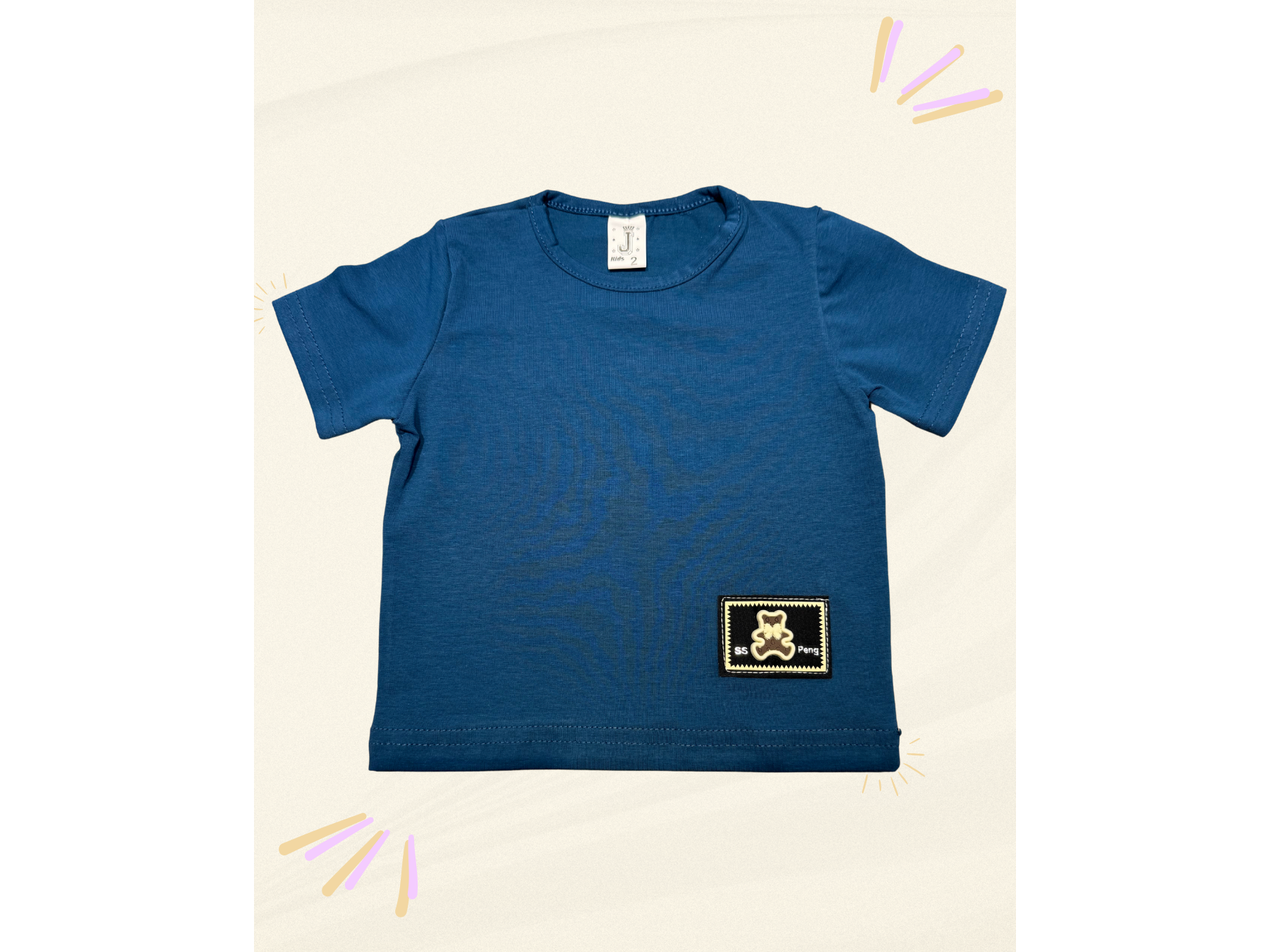 Algodón Lisa con aplique (PACK x5)