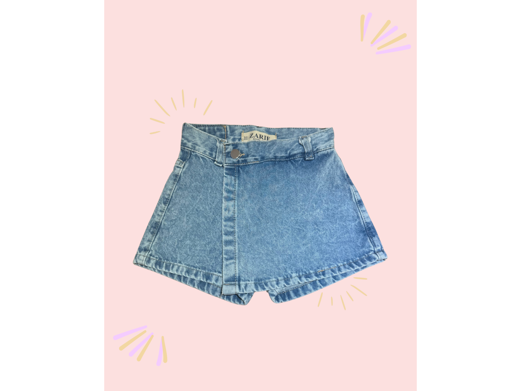 Short Pollera Liso (PACK x6)