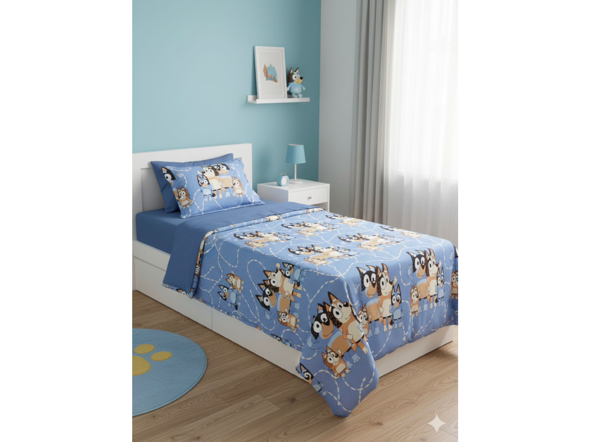 Sábanas de Plaza y media Estampadas (PACK x6)