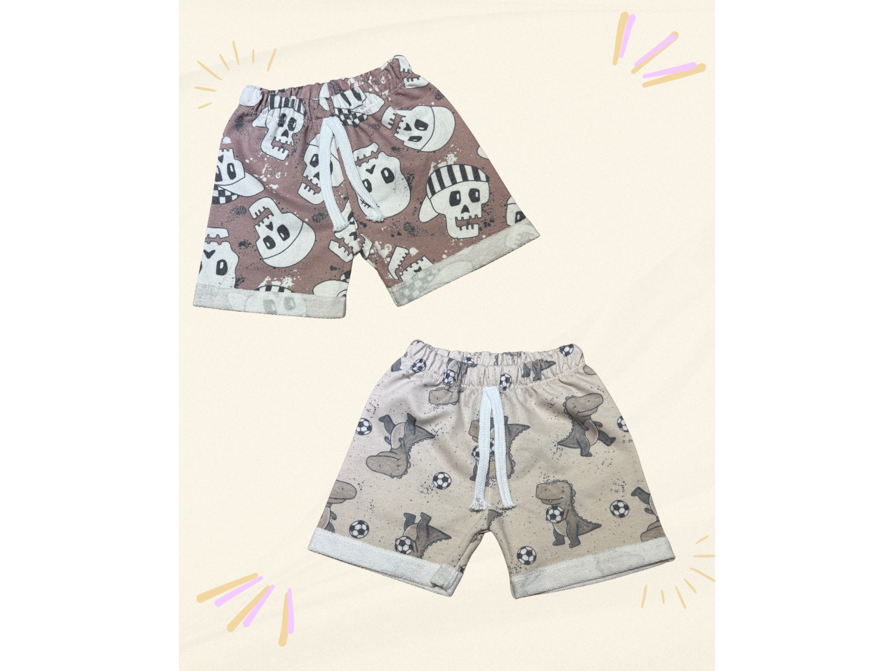 Algodón Rústico con estampa (PACK X6)