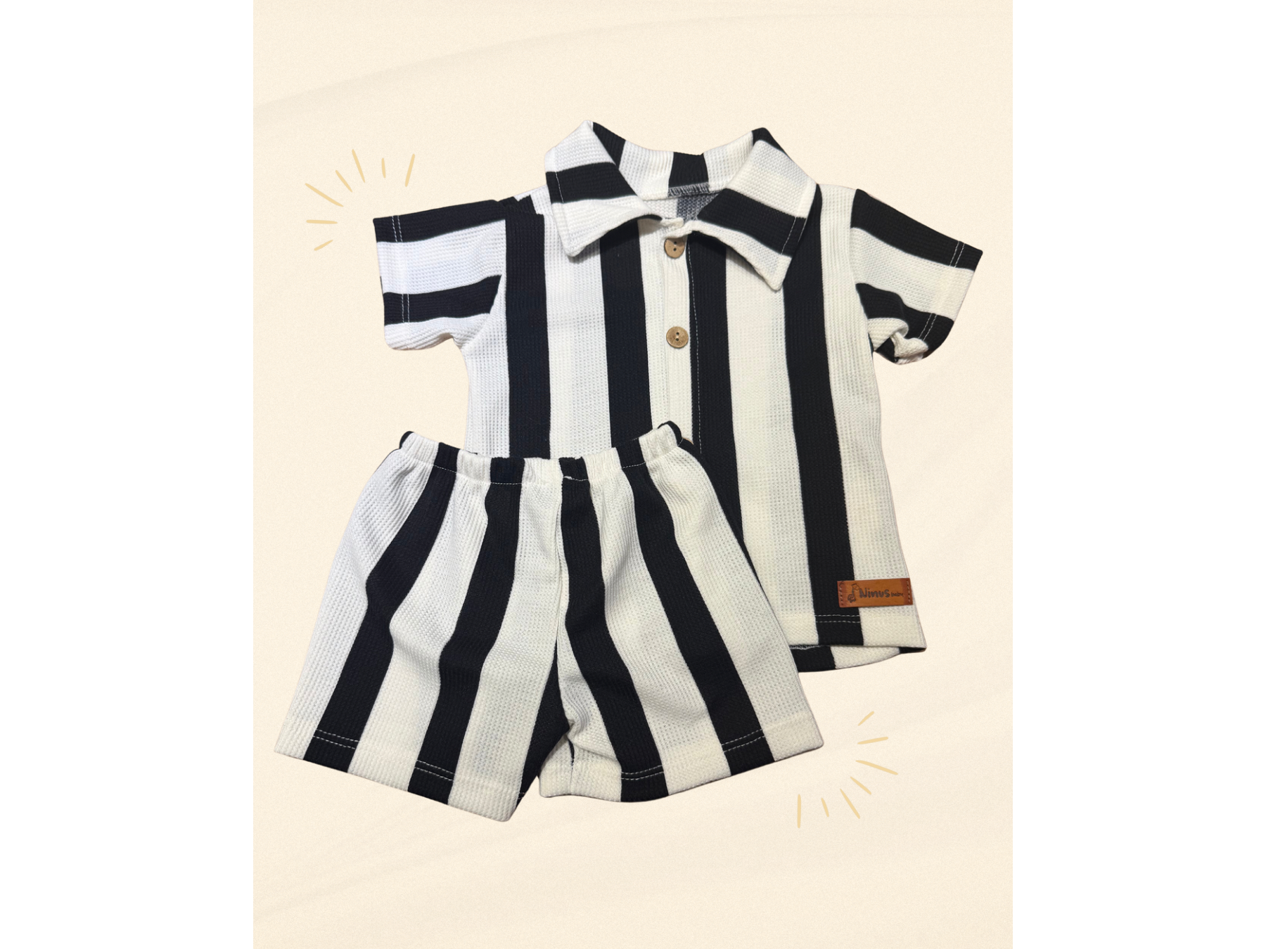 Waffle rayado (PACK x5)