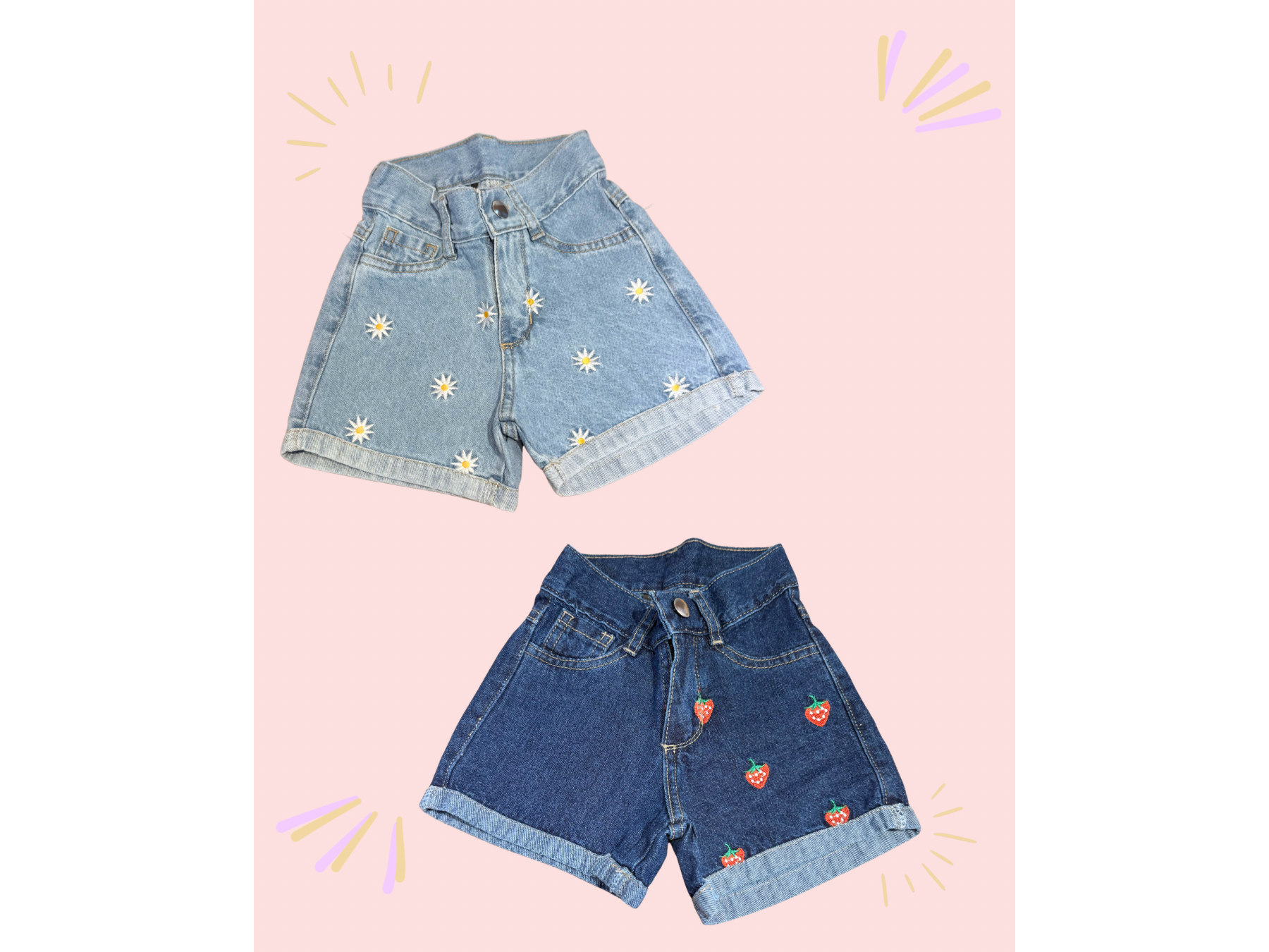 Short de Jean bordado