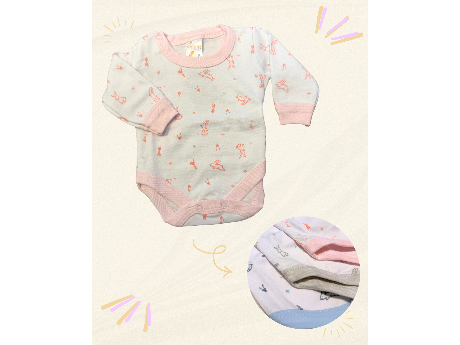 Algodón con Estampa (PACK x2)