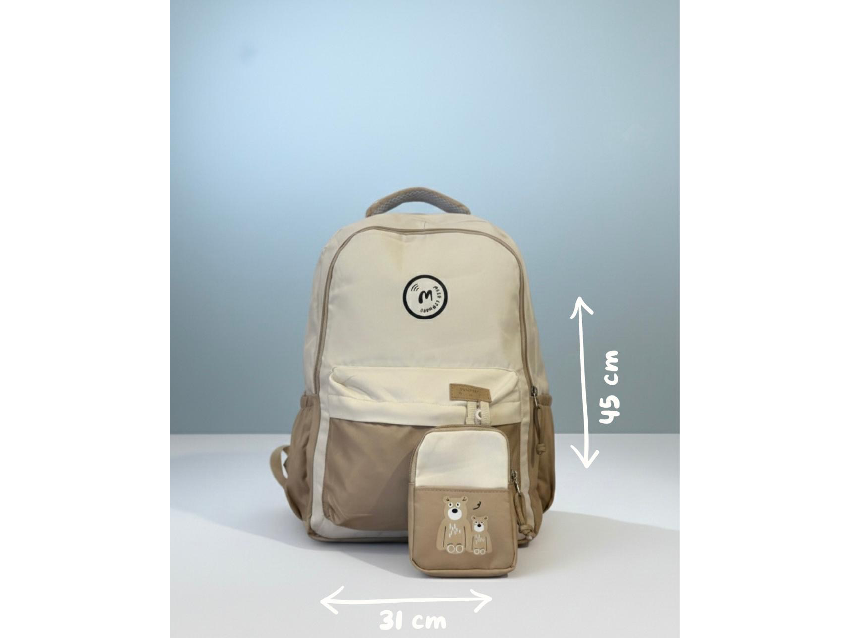 MOCHILA CON APLIQUE (PACK x6)