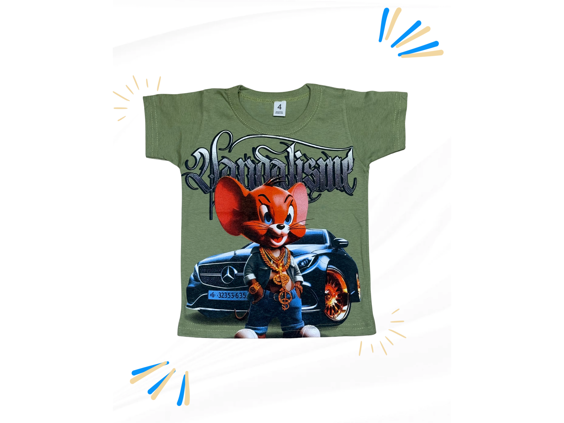 Algodón con estampa Eco