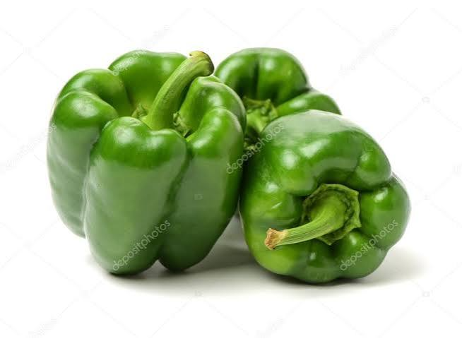 Morrón verde x 1 kg.