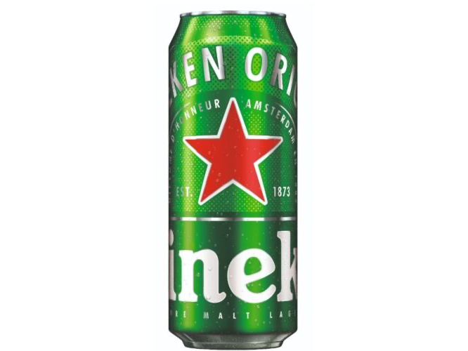 Cerveza rubia Heineken x 473 cc