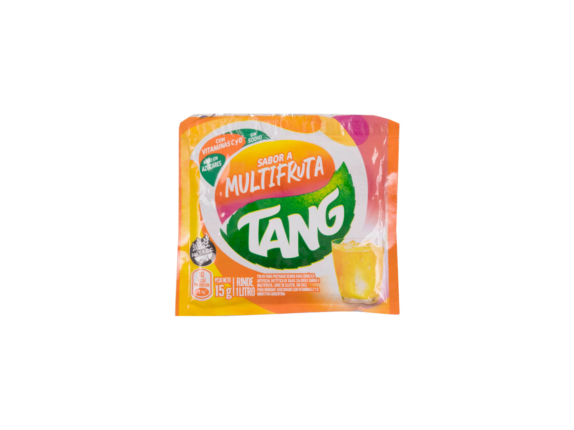 Jugo en polvo multifruta Tang x 15g