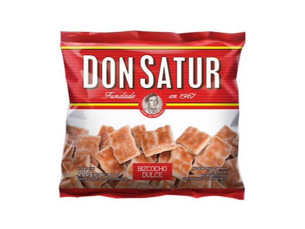 Bizcochitos dulces Don Satur x 200 grs.