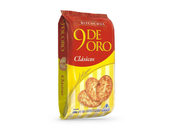 Bizcochitos clásicos 9 de Oro x 200 grs.