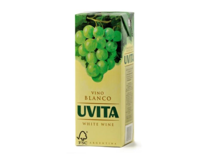 Vino bco. tetra brik Uvita x 1 lt