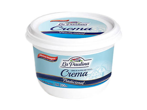 Crema de Leche La Paulina x 200 grs.