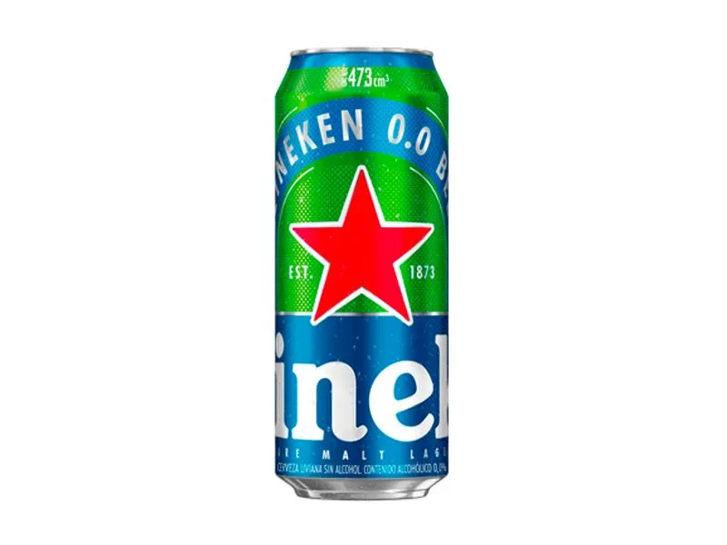 Cerveza sin alcohol Heineken x473 cc