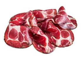Bondiola de cerdo feteada x 120 grs.