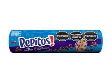 Galletitas c/chips chocolate Pepitos x 119 grs.