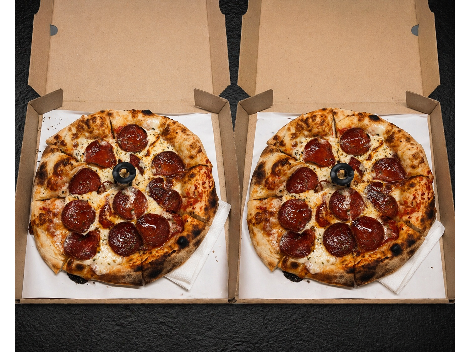 2 pizzas de Pepperoni