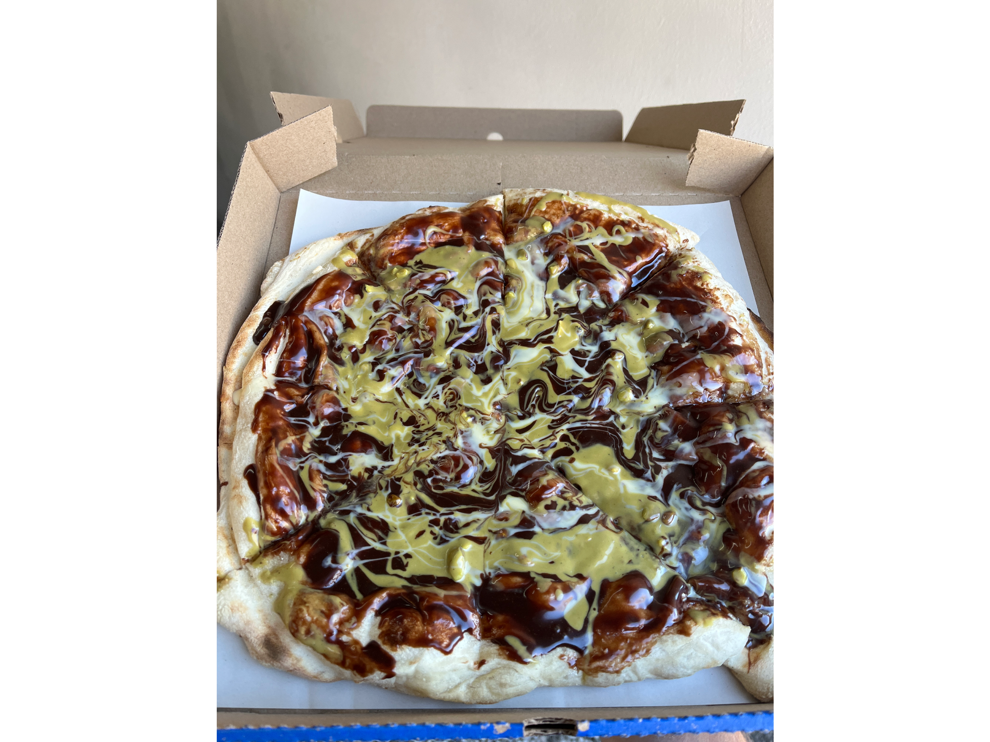Pizza de pistacho