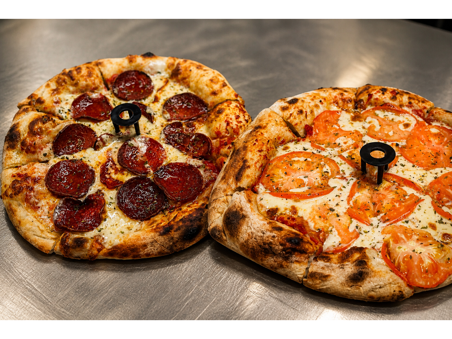 1 NAPOLITANA Y 1 PEPPERONI