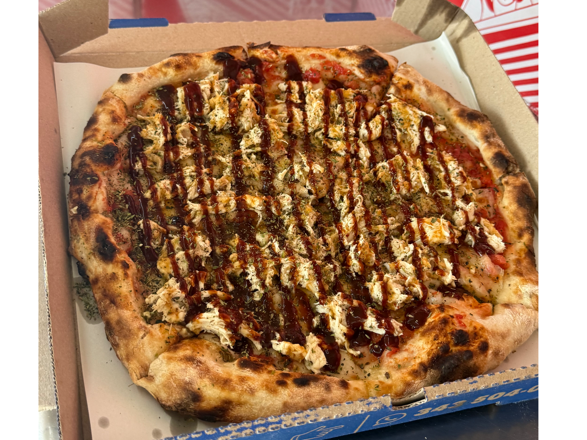 Pollo con barbacoa