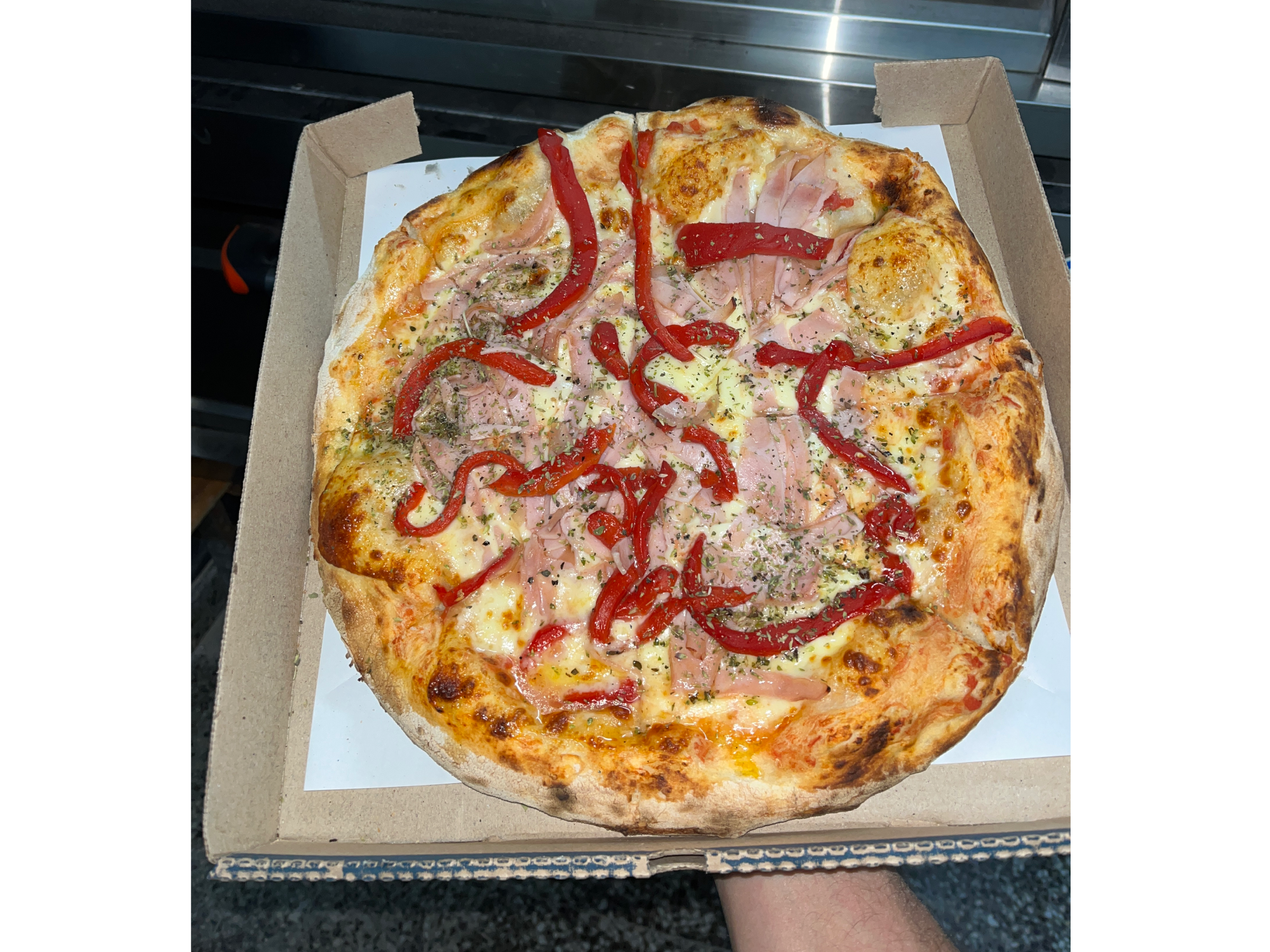 2 PIZZAS JAMÓN Y MORRÓN