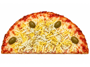 Pizza muzzarella y huevo de El Hornero