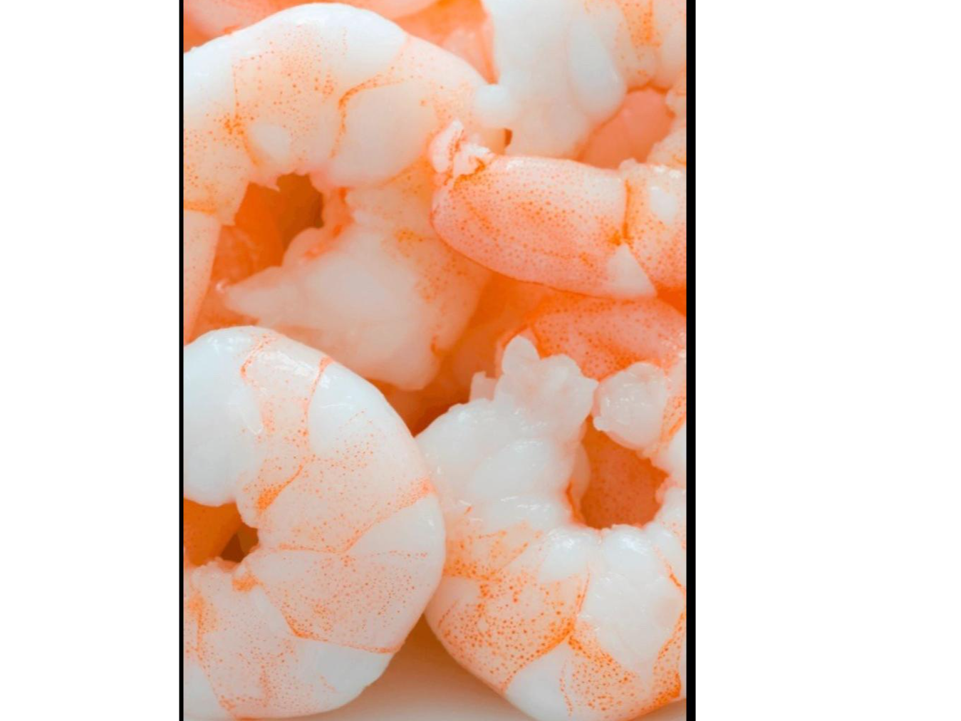 Langostino pelados crudos