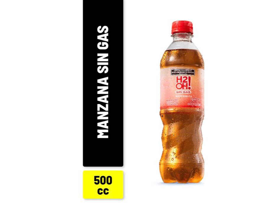 Agua Saborizada sin Gas Manzana 500 ml
