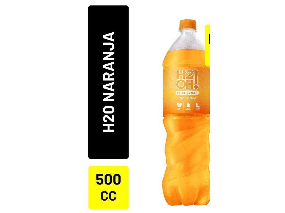 Agua Saborizada sin Gas Naranja 500 ml
