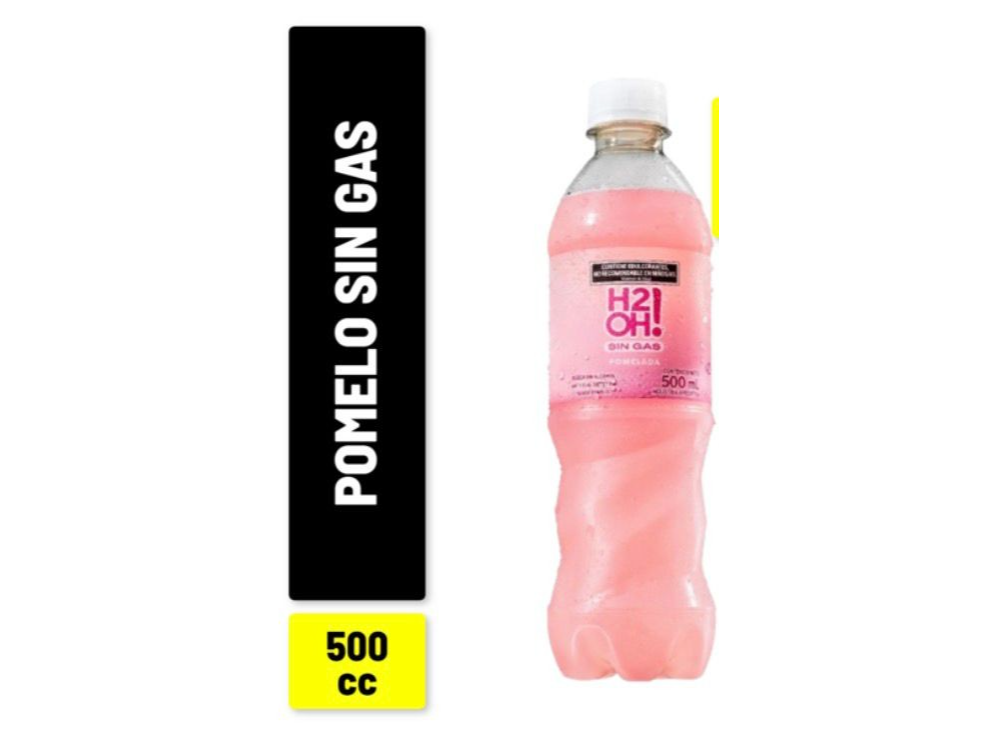 Agua Saborizada sin Gas Pomelo Rosado 500 ml
