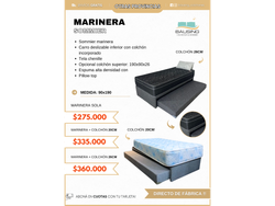 Sommier Marinera