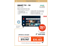 SMART TV RCA 32"