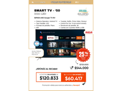 SMART TV RCA 50"