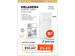 Heladera Bambi 330L