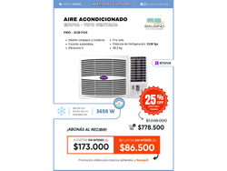 Aire Acondicionado Tipo Ventana | Enova 3650