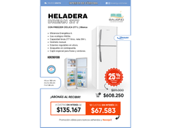 Heladera Drean 277